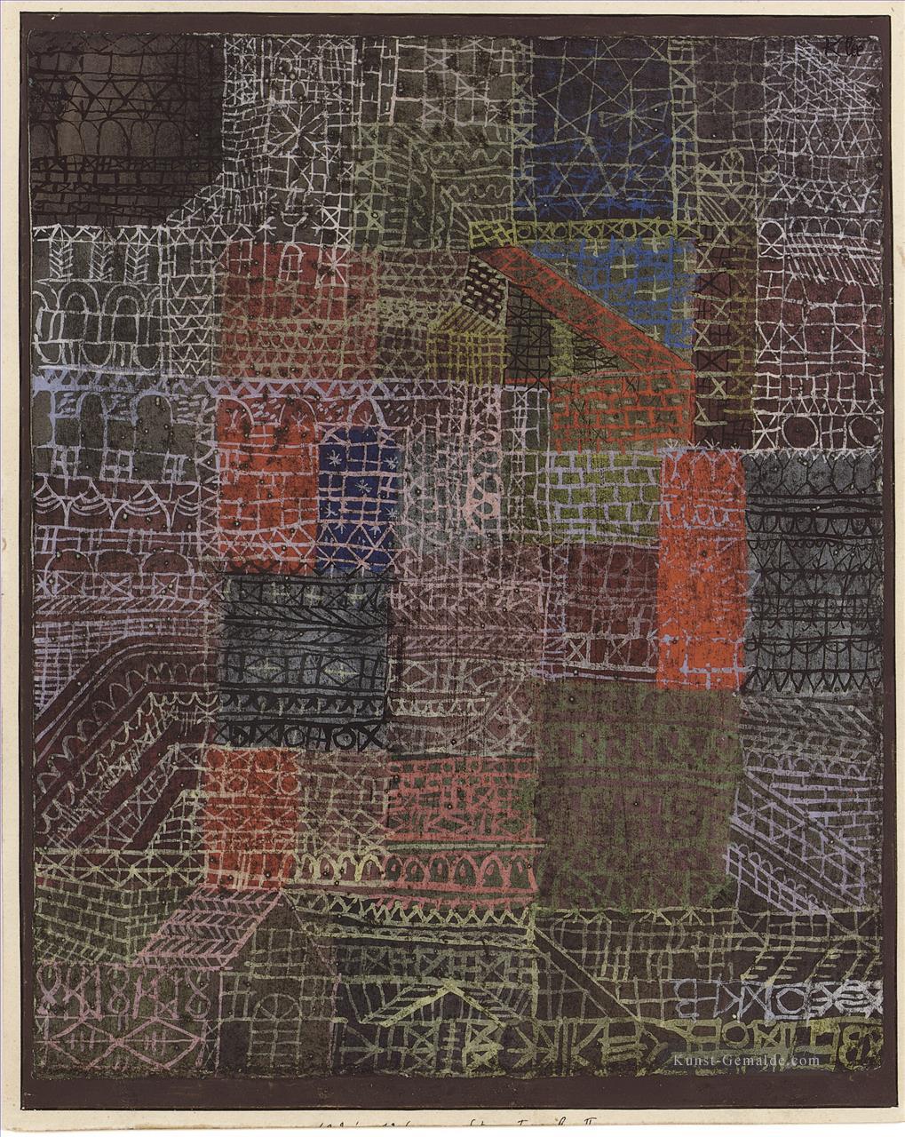 Structural II Paul Klee Ölgemälde